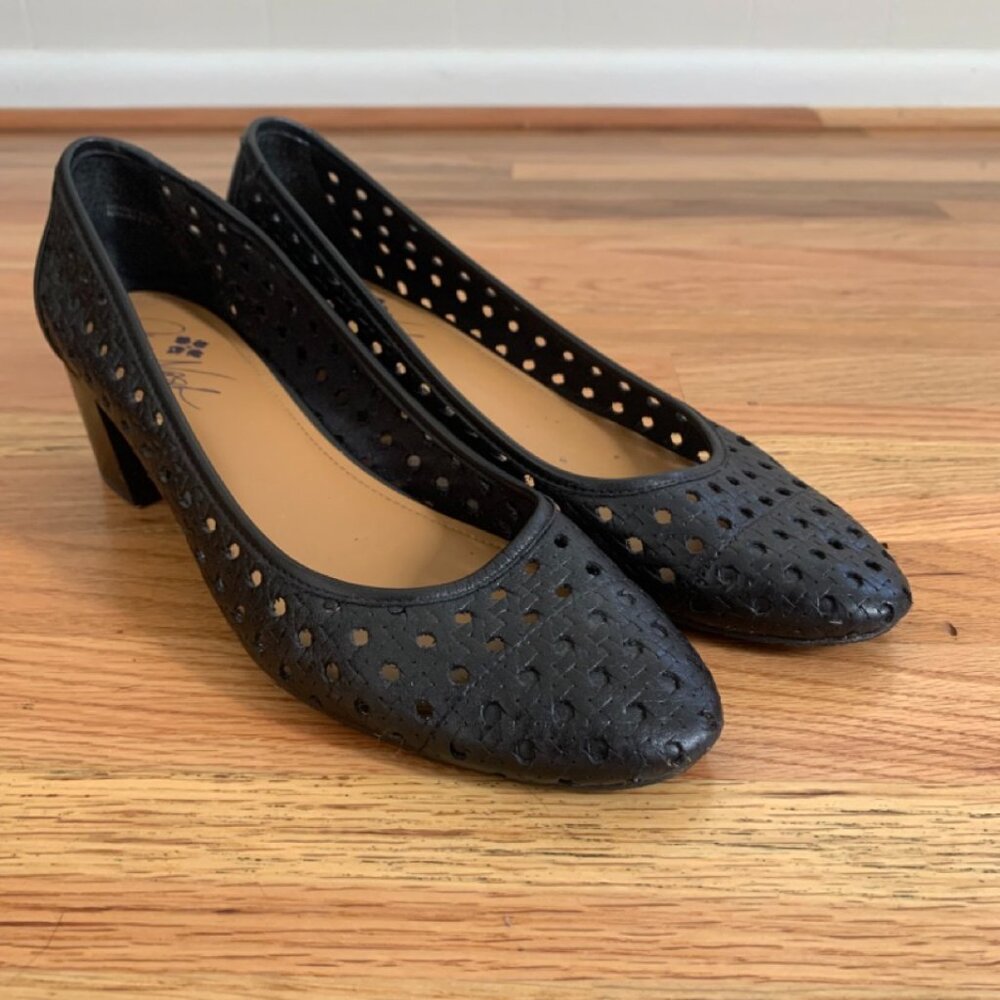 Patricia Nash Allegra Woven Block Heels